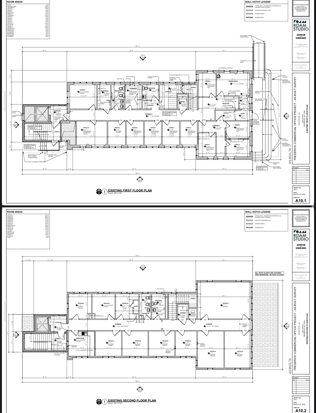 AI Business Centers Floor Plans β First and Second Floor